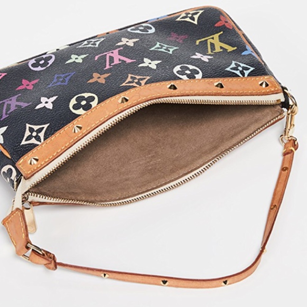 ❣️LOUIS VUITTON❣️Black Multi Crossbody Pouchette - Picture 4 of 8